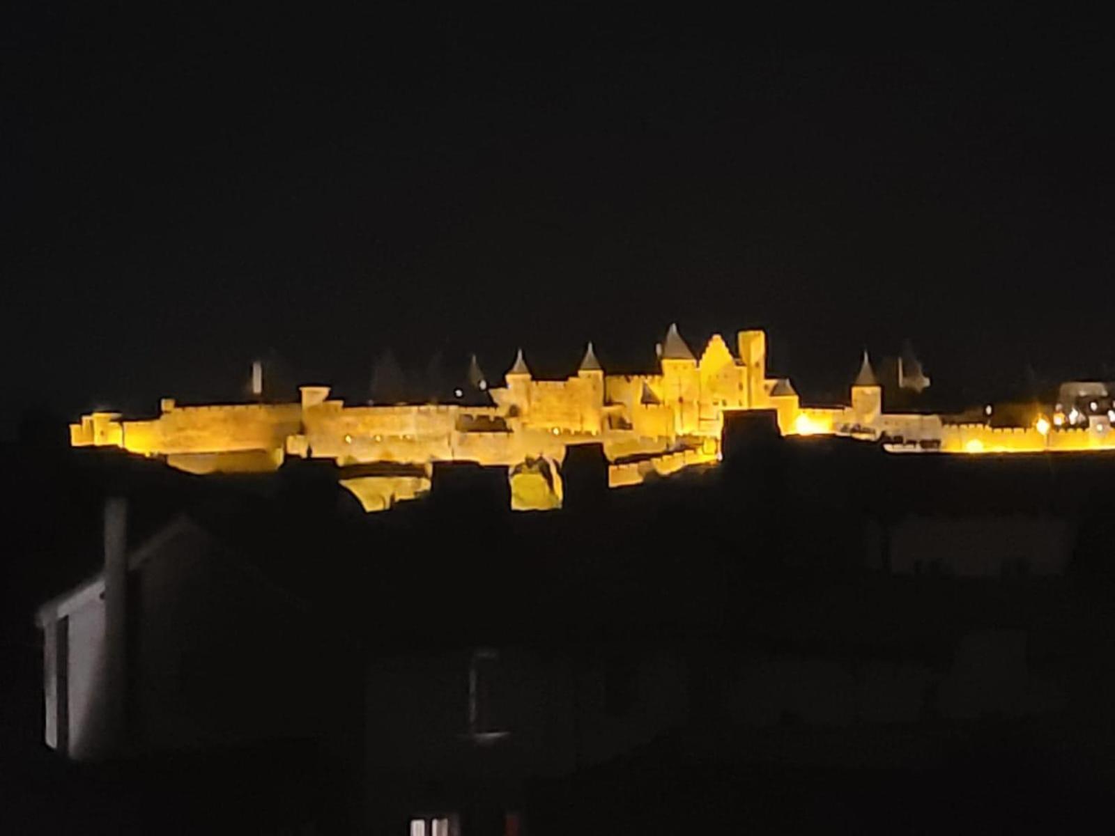 Charmand Duplex Avec Vue Sur La Cite & Les Toits Apartment Carcassonne Luaran gambar